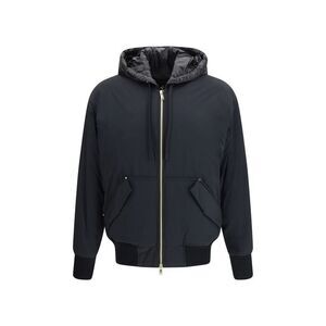 Moose Knuckles Black Nylon Men's Bomber